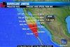 Hurricane Jimena at 9/01pm EDT