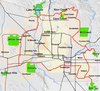 Maricopa County Parks map