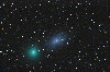 Comet Tuttle and galaxy
