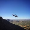 Part of the ongoing recovery efforts on #camelbackmountain. This #helicopter just dropped off two SAR personnel &amp; then departed