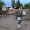 Davis tipping bucket and backup 8 inch standard rain gauge ready for monsoon duty! (Always need a regular measurement in case the electronic data gets compromised). It pays to have backups for backups too in this game.