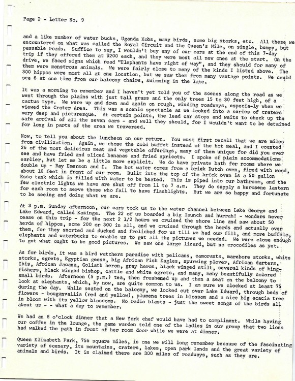 Jnl about Q Eliz Park, UG 2