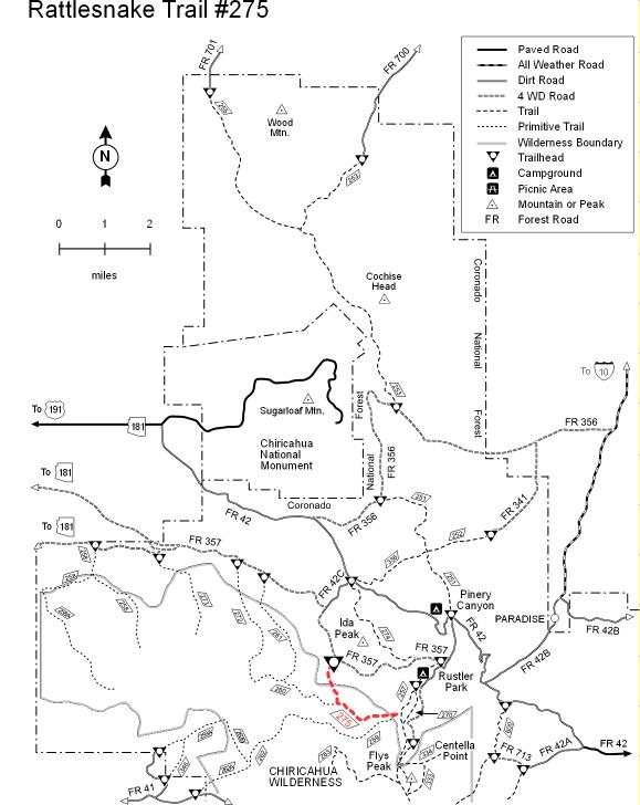 Rattlesnake Trail 275, AZ HikeArizona