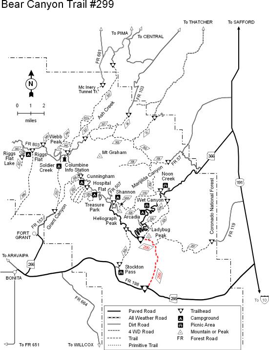 Bear Canyon Trail 299, Arizona • Hiking