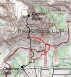 Capitol Butte South Face - MAP