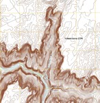 Salt Trail Canyon Topo