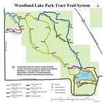 Woodland Lake Park Trails Map