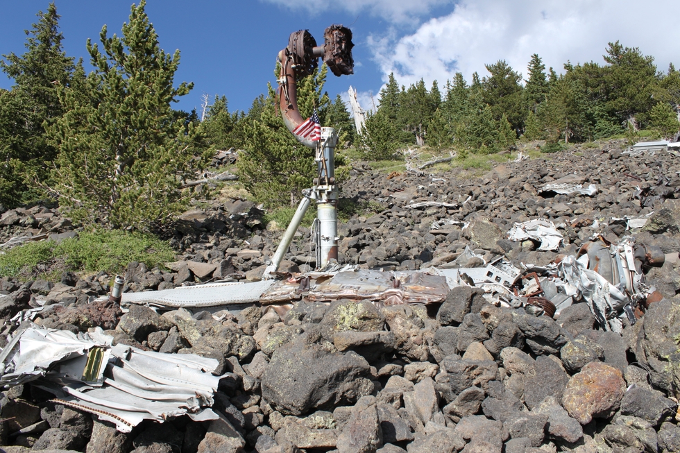 Humphreys B 24 Bomber Crash Site Photo 8 BobP 2012 06 28 humphreys-b-24-bomber-crash-site-photo-8-bobp-2012-06-28